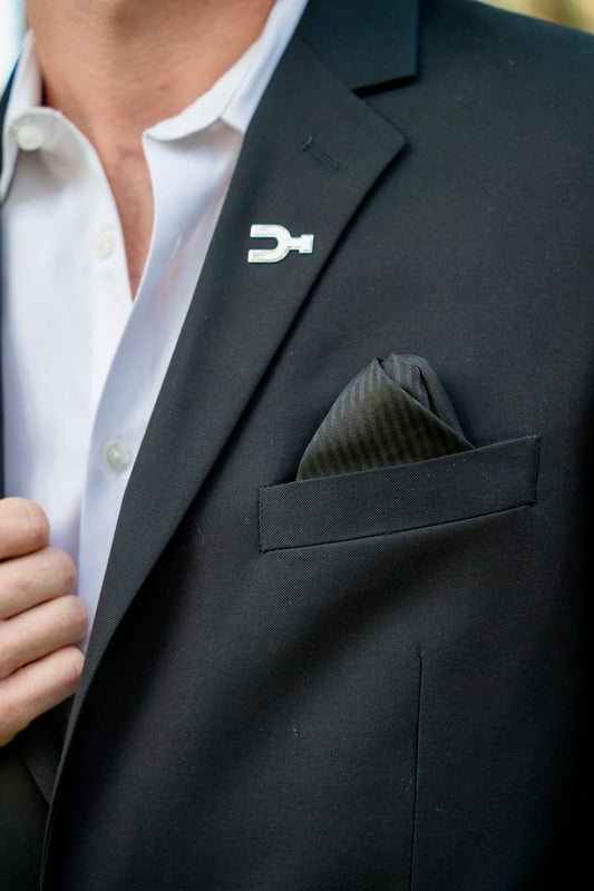 Solid Black Cowboy Sport Coat by Espuela Design Co. Classic Fit Western Sport Coat with Refined Structure