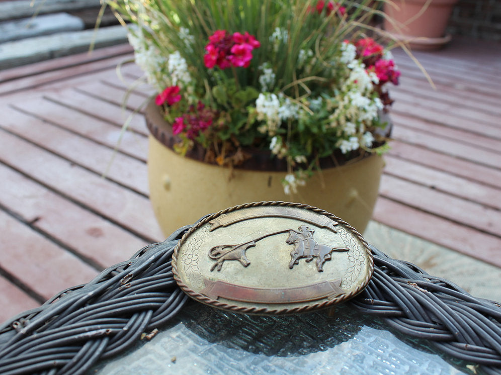 Vintage Buckle On Strap