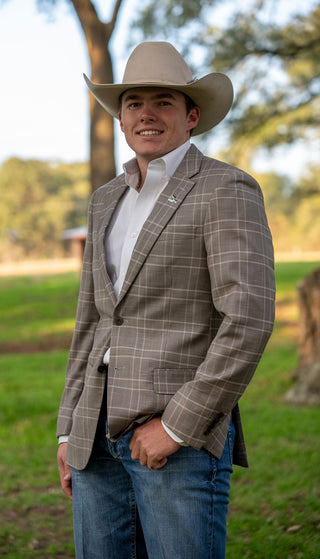 WINDOWPANE COWBOY SPORT COATS