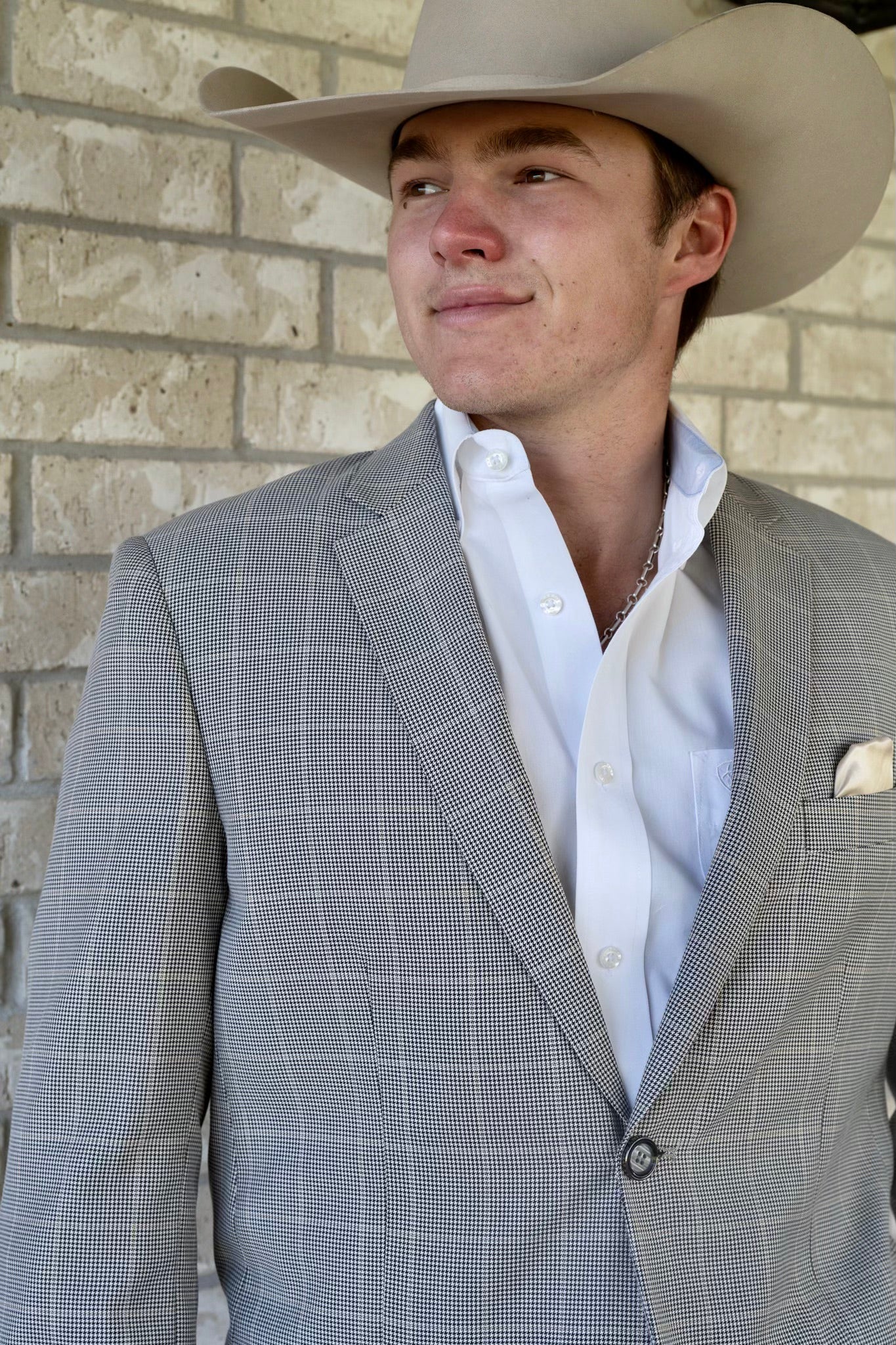 Smokey Houndstooth Cowboy Sport Coat – Timeless Western Tailoring