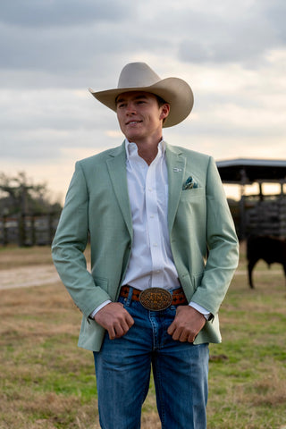 New!! Mint Julep Slim Fit Cowboy Sport Coat