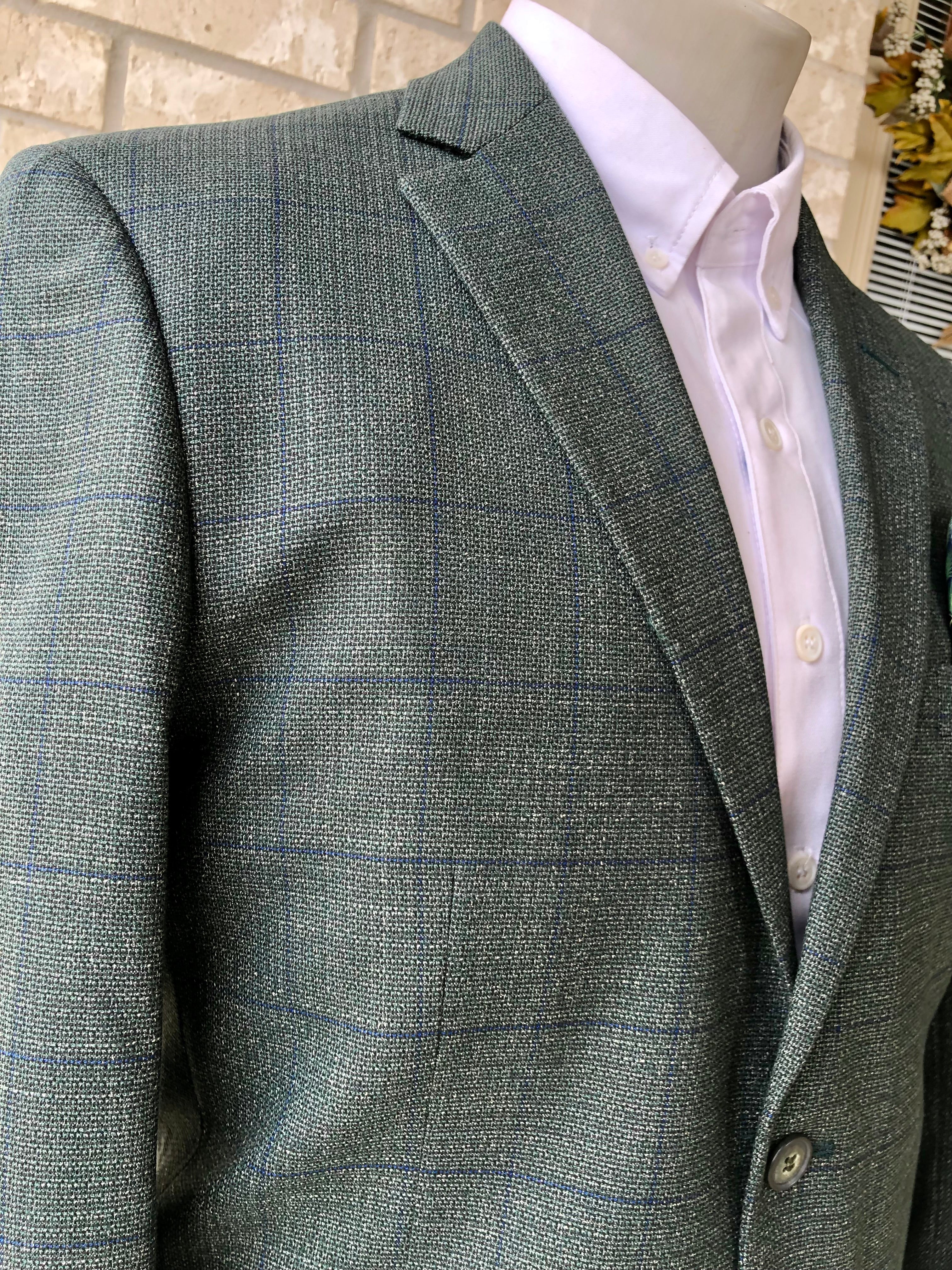 Hunter Green Cowboy Sport Coat