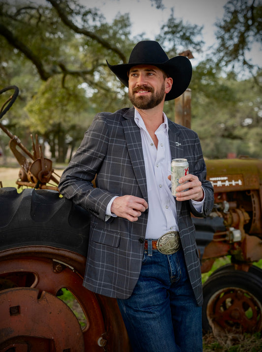 Iron Grey Cowboy Sport Coat