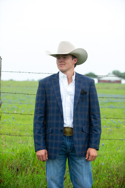 Smokey Blue Cowboy Sport Coat