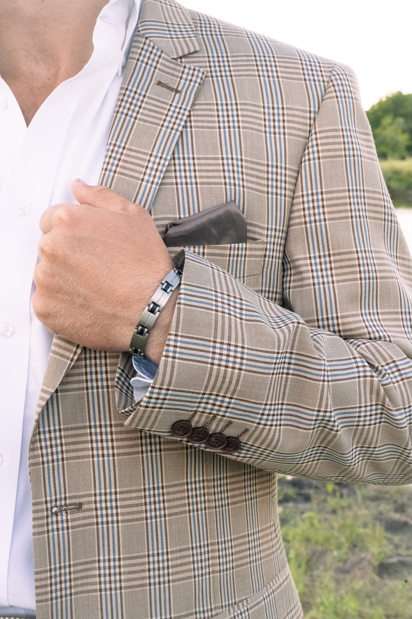 Bold Brown Plaid Cowboy Sport Coat