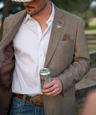Tan Chino Cowboy Sport Coat