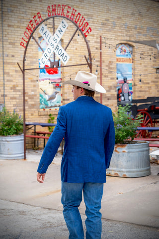 New!! Patriotic Blue Cowboy Sport Coat
