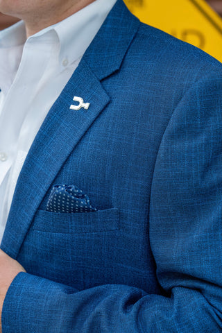 New!! Patriotic Blue Cowboy Sport Coat