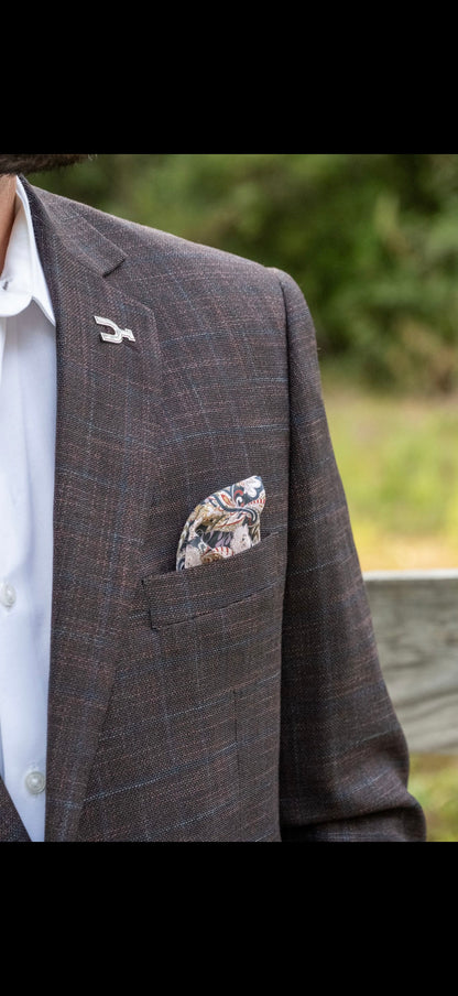 The Whiskey Ridge Cowboy Sport Coat – Slim Fit Saddle Brown
