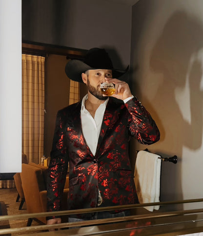 Red Foil Cowboy Sport Coat