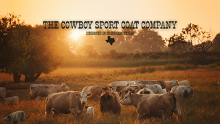 Cowboys wearing Espuela cowboy sport coats in a western setting showcasing tailored fit, style, and modern western fashion