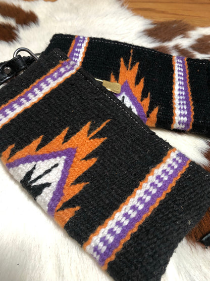 Cajun Saddleblanket Wristlet Fringed