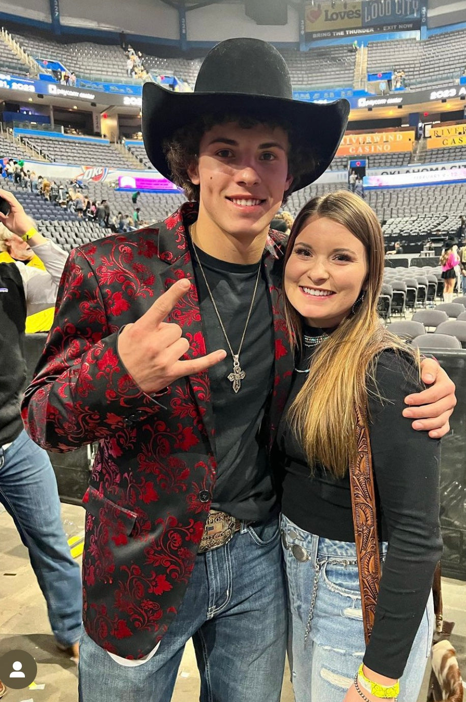 Red Foil Cowboy Sport Coat