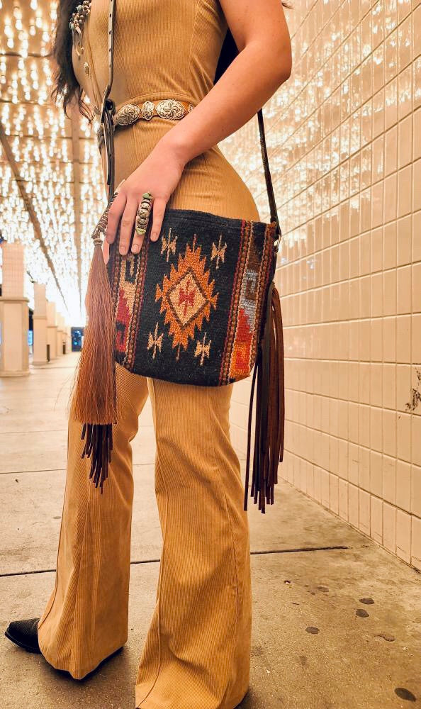 Mini Comanche Moon Crossbody Saddleblanket Purse